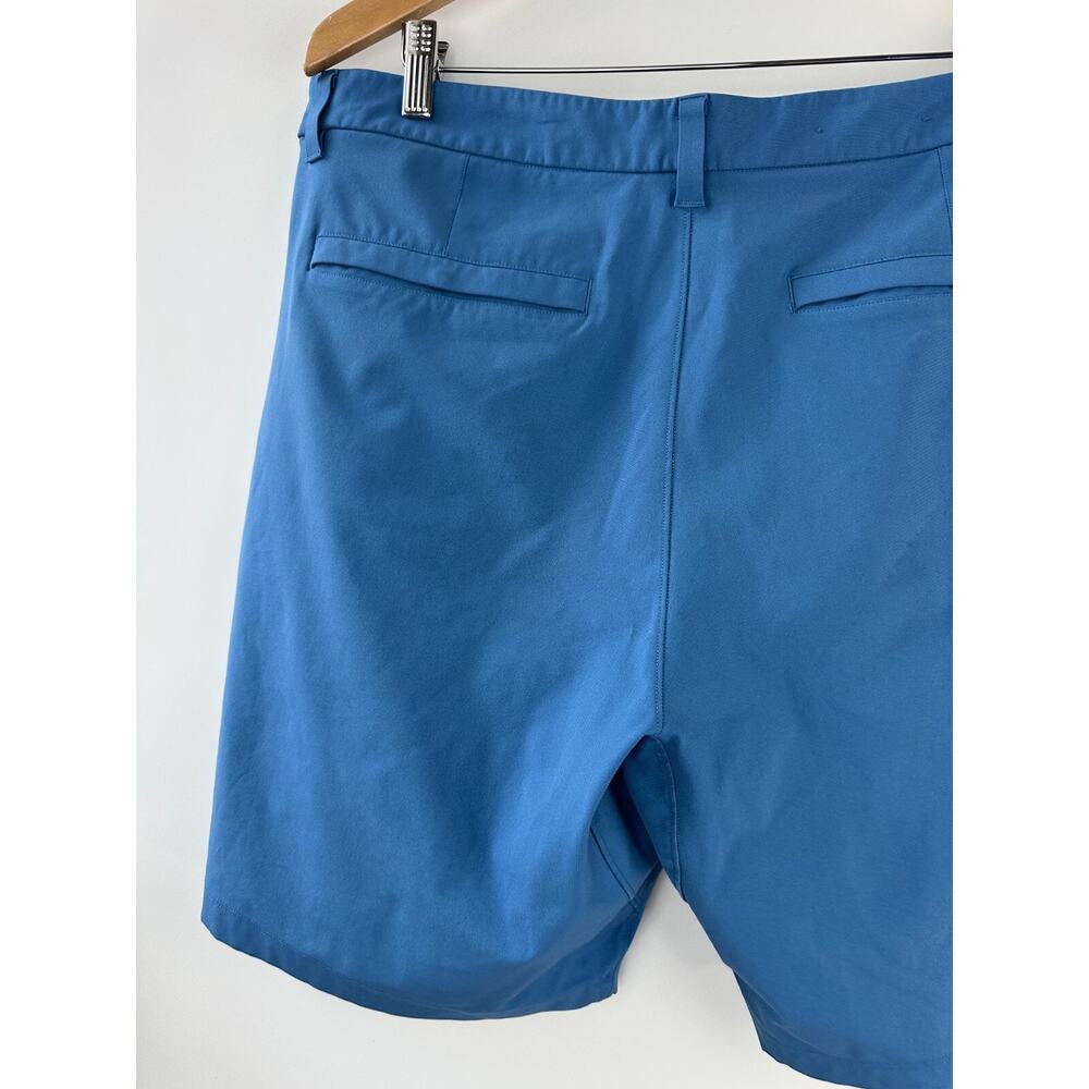 Lululemon Commission Classic-Fit Short 9" Warpstreme Soft Denim Blue Men's 38 - Picture 9 of 14